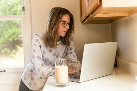 Women working on laptop